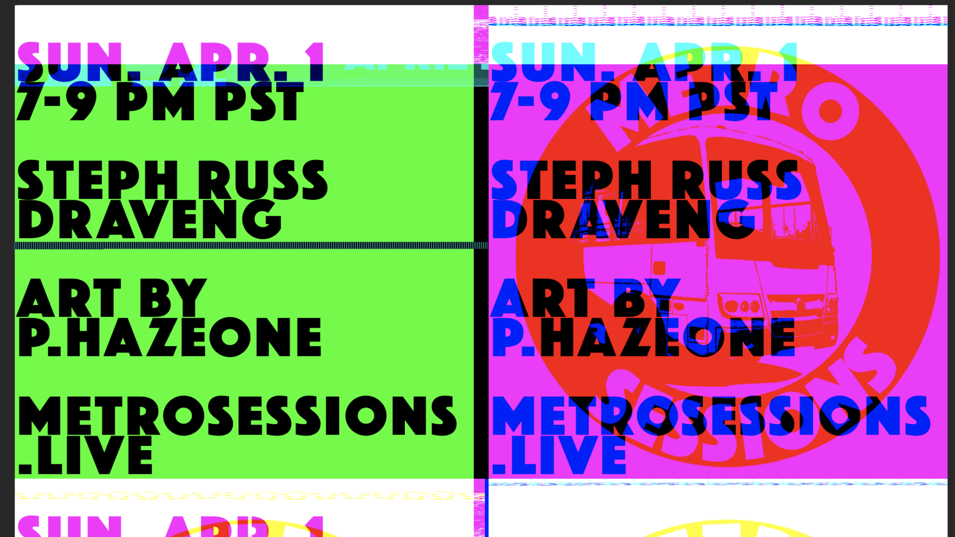 Metro Sessions 1 flyer