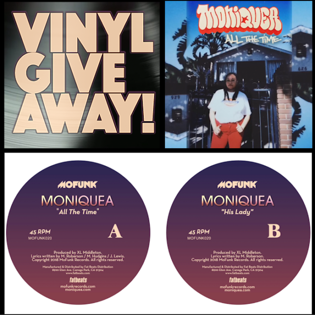 Picutre of Moniquea Vinyl Giveaway from instagram