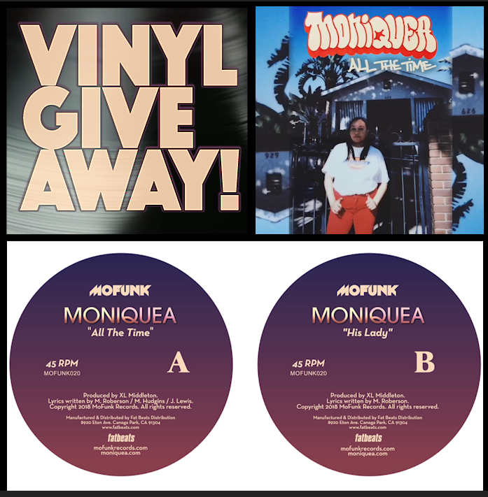 Picutre of Moniquea Vinyl Giveaway from instagram