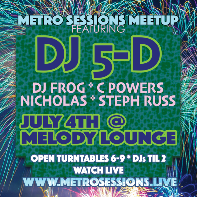 Metro Sessions Meetup flyer
