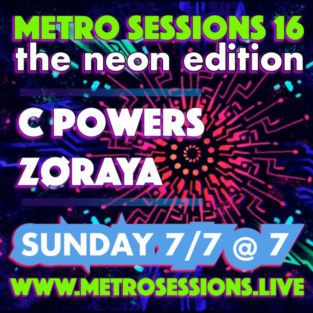 Metro sessions 16 flyer