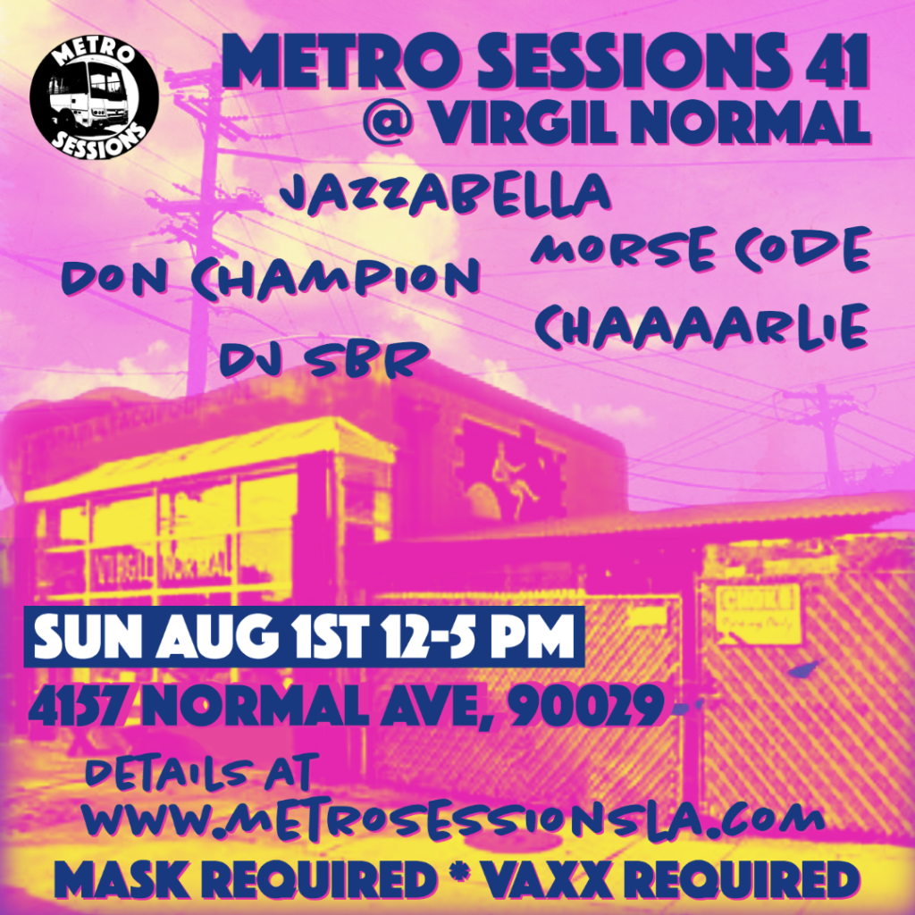 Metro Sessions 41 flyer