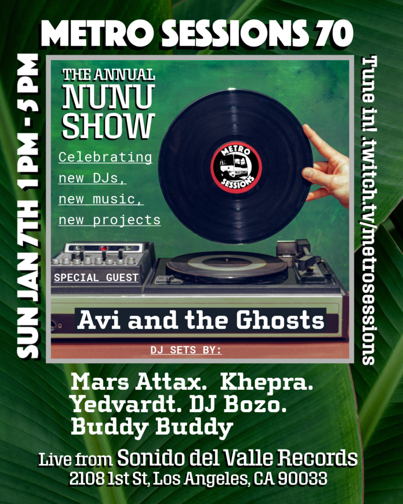 Metro Sessions 70 flyer 