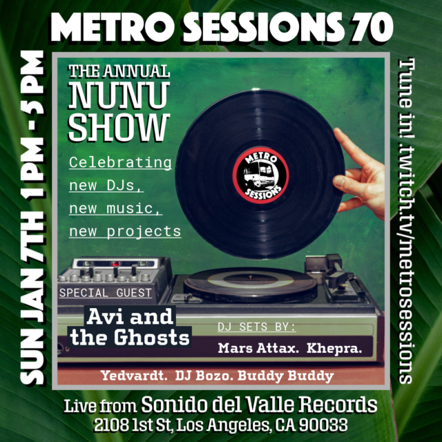 Metro Sessions 70 Annual Nunu show flyer