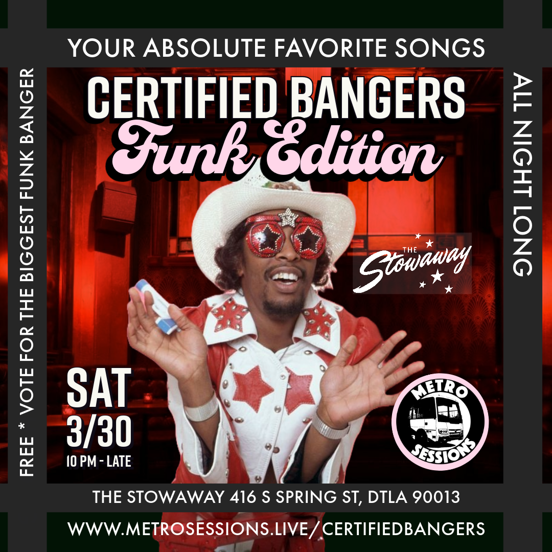 Certified Bangers Funk Edition flyer
