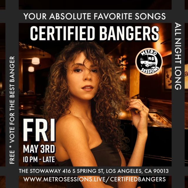 Certified Bangers May 3rd flyer