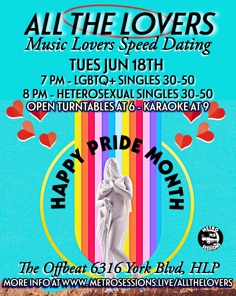 All the Lovers: Music Lovers Speed Dating for LGBTQ+ and heterosexual people