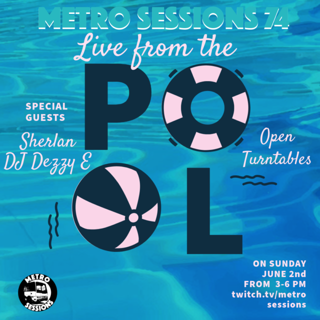 Metro Sessions 74 flyer Pool Party