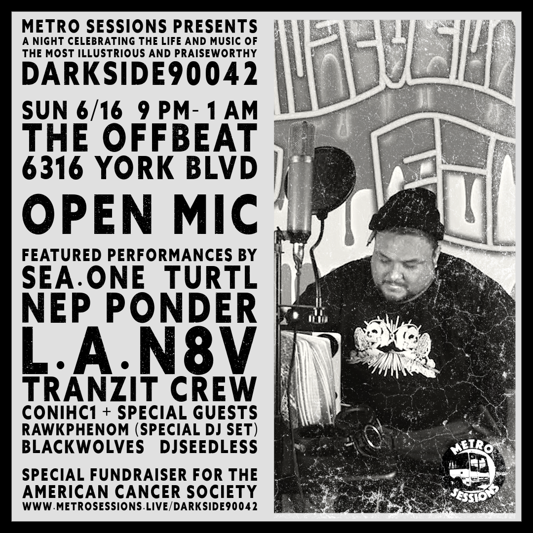 Darkside90042 Fundraiser flyer