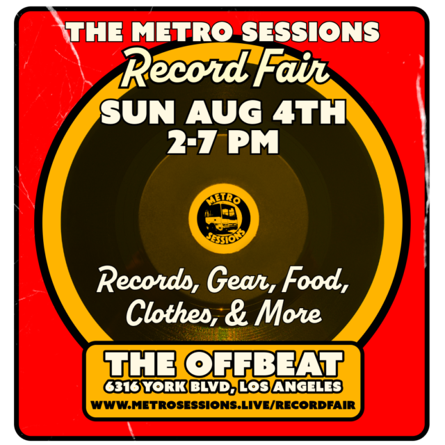 Metro Sessions Record Fair flyer