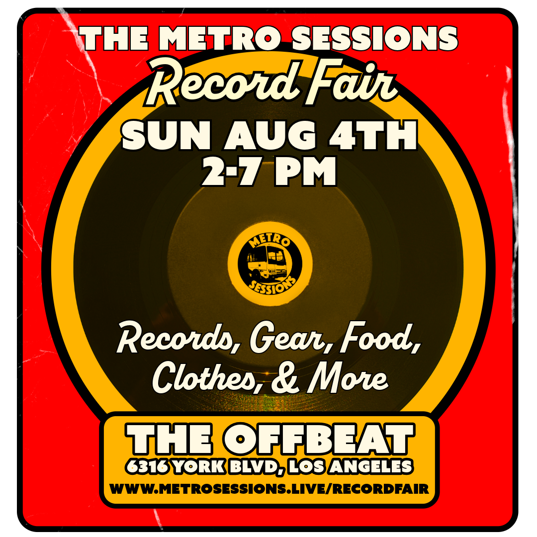 Metro Sessions Record Fair flyer