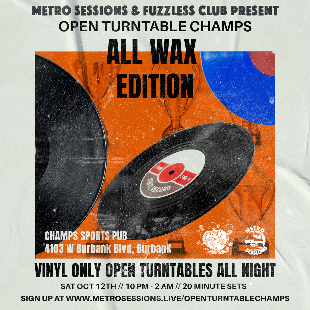 October 12th Open Turntable Champs Flyer