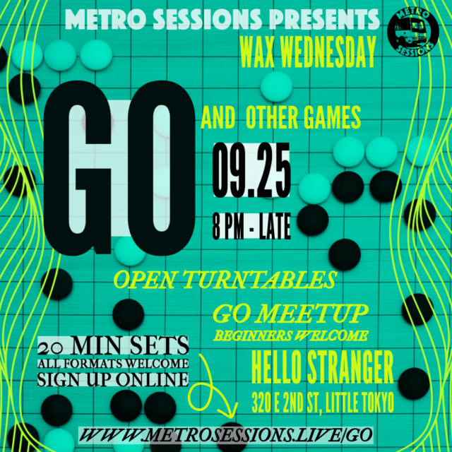 Wax Wednesday Go Meetup flyer