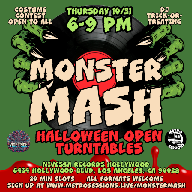 Halloween Open Turntables flyer