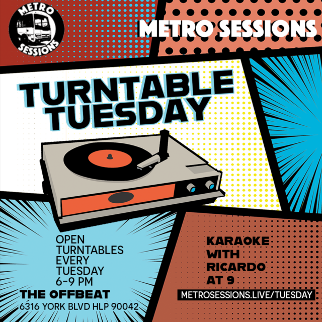 Turntable Tuesday flyer