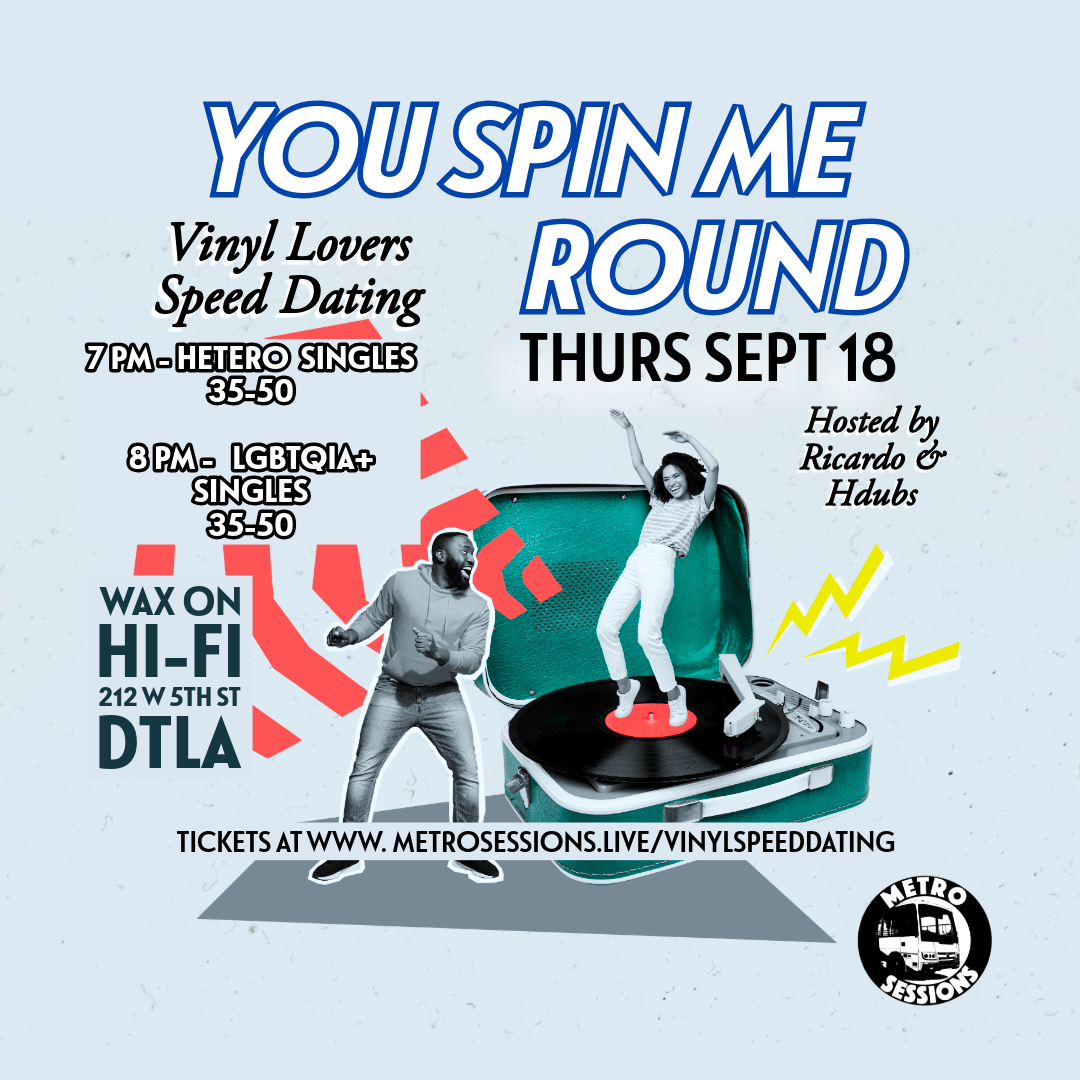 Vinyl Lovers Speed Dating flyer
