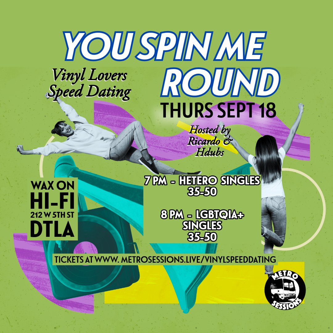 Vinyl Lovers Speed Dating flyer