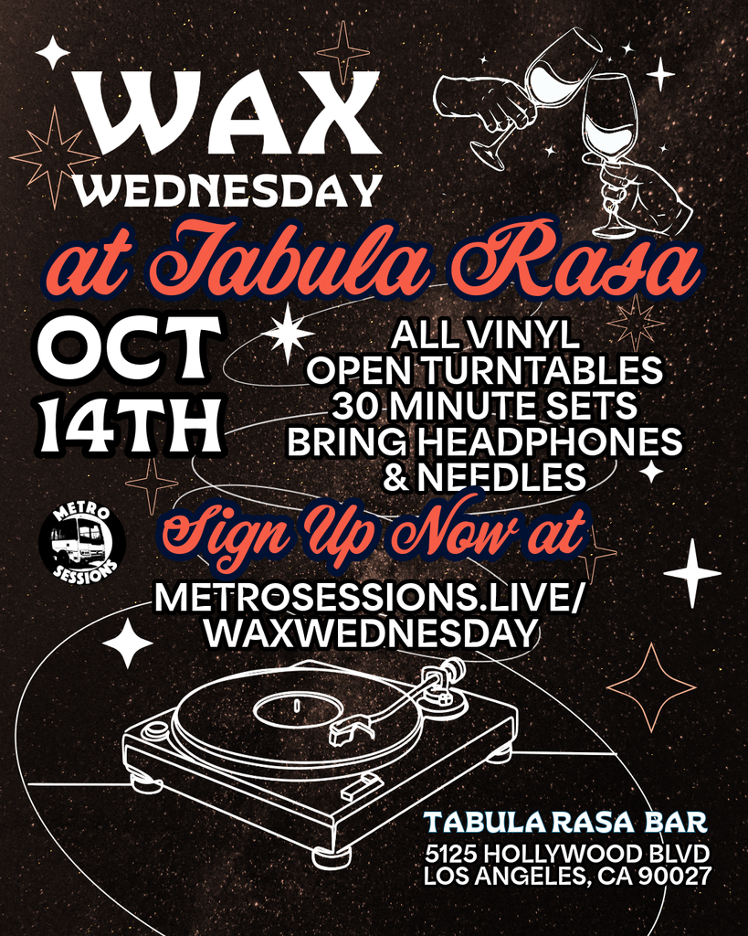 Wax Wednesday flyer