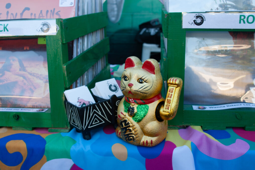 Slaps and Bops DJ Eddy Gordo at the Turntable Tuesday 5-Year Anniversary Party